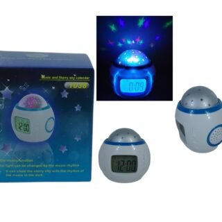 REJ-121009 RELOJ DESPERTADOR C/LUZ MUSICA A PILA