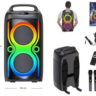 (BS)PARLANTE MOCHILA 6.5 X2 C/MIC