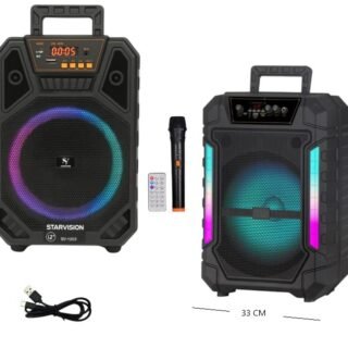 PARLANTE 12PLG CON MICROFONO SV-1202