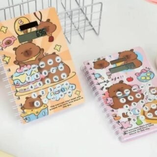 LIBRETA con CALCULADORA CAPYBARA