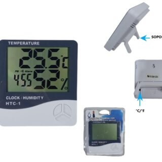 RELOJ MEDIDOR DE TEMP. Y HUMEDAD -218 HTC-2