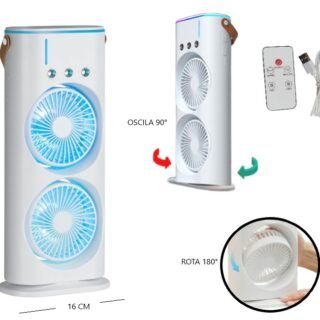 VENTILADOR HUMIFICADOR PORTATIL F18