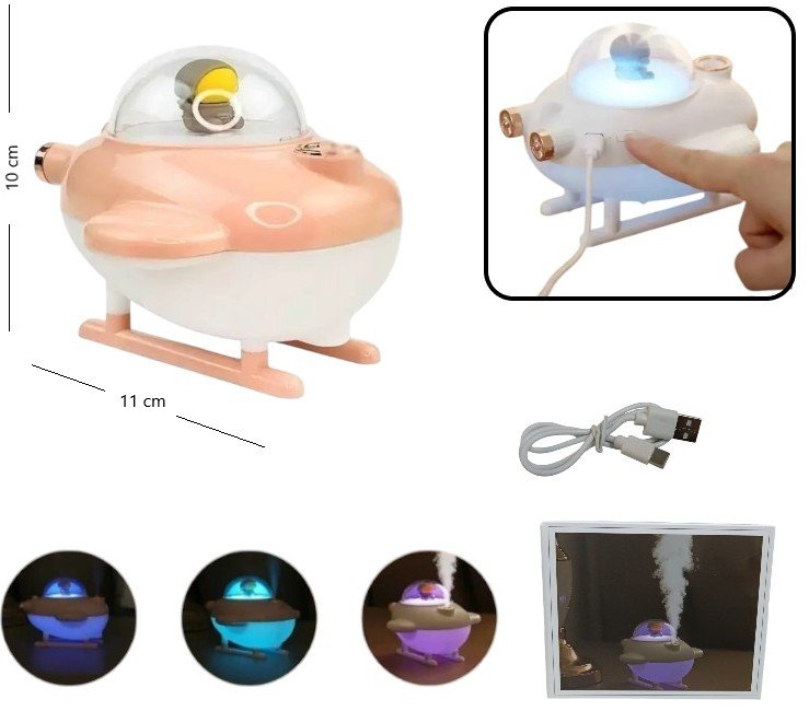 HUMIDIFICADOR MINI ASTRONAUTA AVIÓN CL18