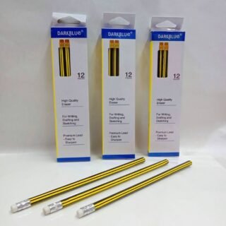 LAPIZ NEGRO HB con GOMA x 12