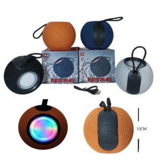 PARLANTE BT REDONDO C/LUZ RGB