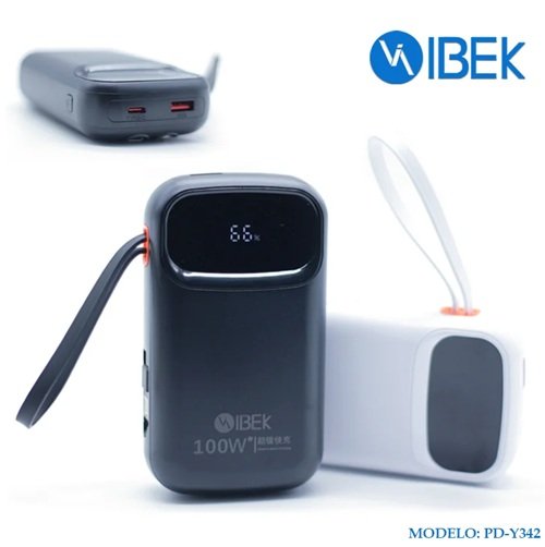 POWER BANK 20000mAh IBEK C/RAPIDA 100W – BS.AS –