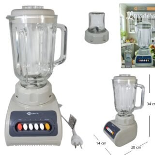 LICUADORA 1.5L C/MOLINILLO (PLASTICO) 500W