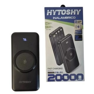 POWER BANK HYTOSHY CARGA INALAMBRICA 20000