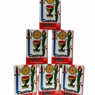 NAIPES CUATRO PALO x 50