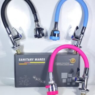 CANILLA FLEXIBLE X 2 UNI. SOLO FRIO