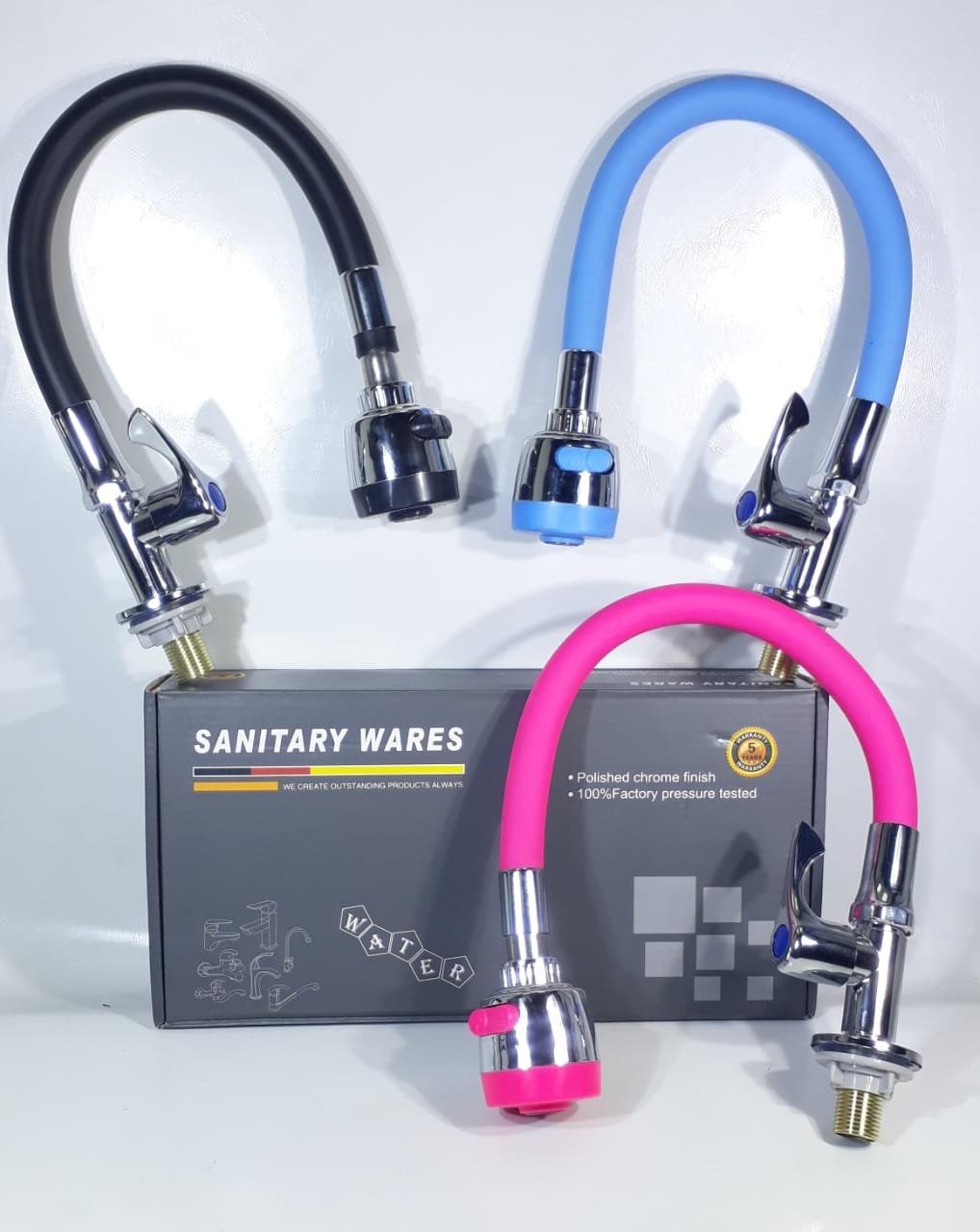 CANILLA FLEXIBLE X 2 UNI. SOLO FRIO