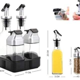 CONDIMENTERO DE MESA DE 5 PCS