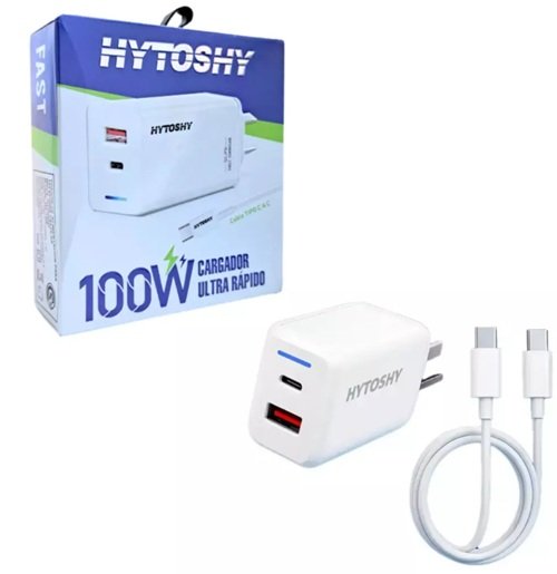 CARGADOR HYTOSHY 100W ULTRA RAPIDO TIPO C A C