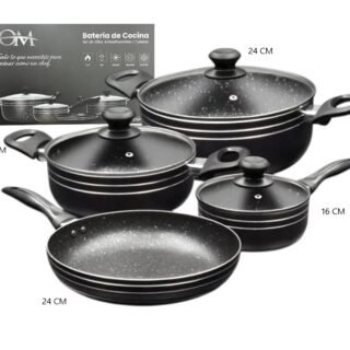 SET DE OLLAS ANTIADHERENTE 7PCS