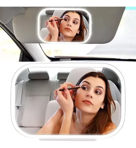 ESPEJO DE LUZ PARA AUTO 3 FUNCIONES