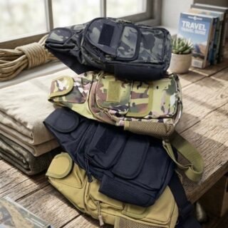 Riñonera triangular XL con porta usb