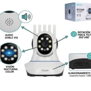 CAMARA IP NOGA WIFI 5 ANTENAS