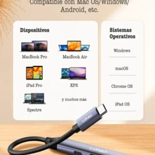 HUB USB-C LDNIO 4 en 1 USB 3.0 + 2 USB 2.0