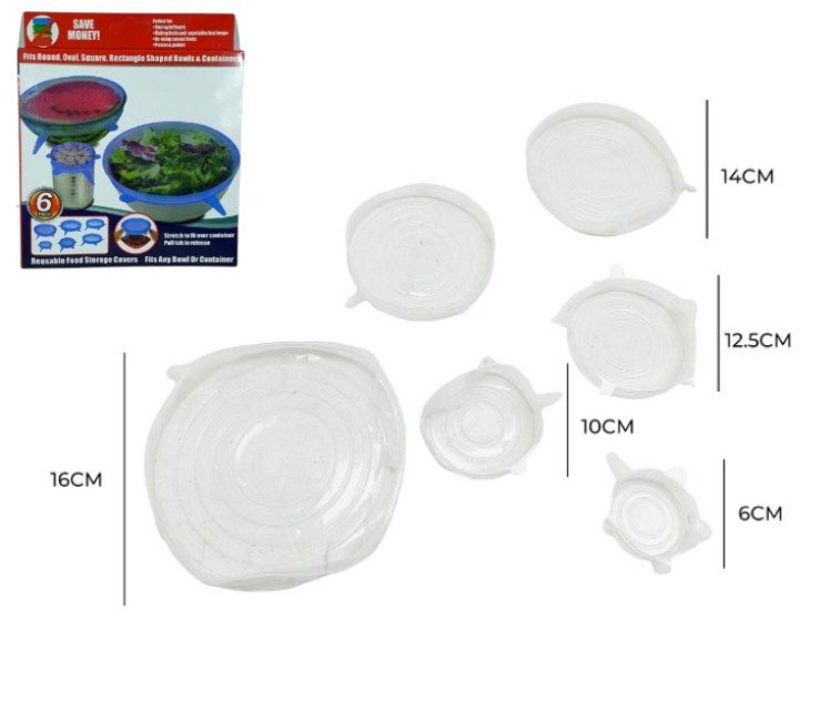 KIT DE TAPA X6 UNIDADES DE SILICON