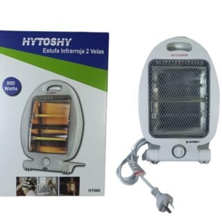 ESTUFA HALOGENA 2 VELAS 800W