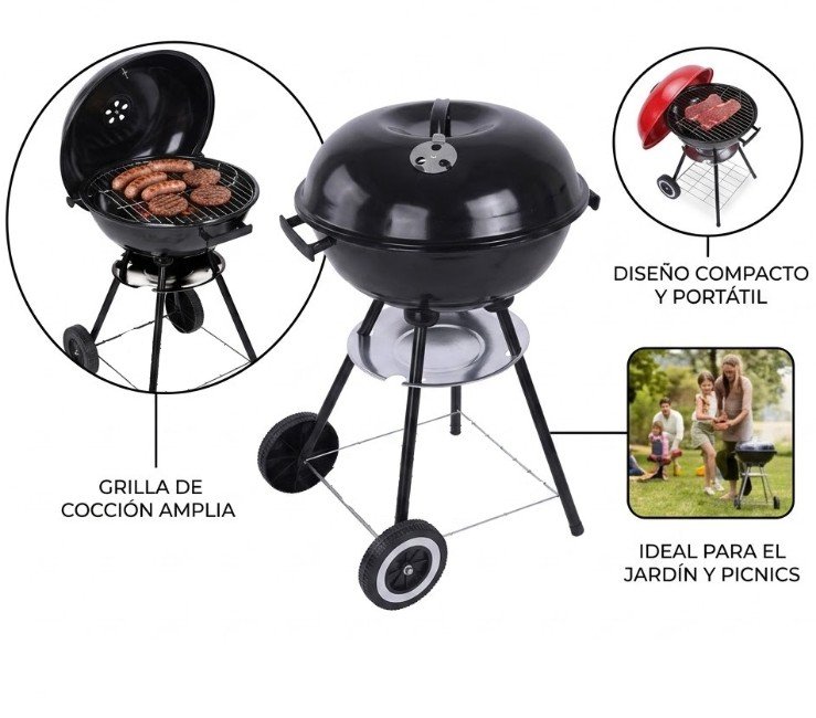 PARRILLA DE CARBONO PORTATIL
