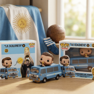 Autobús con muñeco Funko pop versión LA SCALONETA