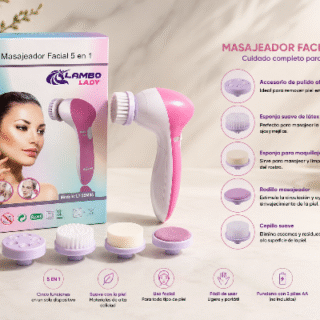 Masajeador limpiador facial 5 en 1