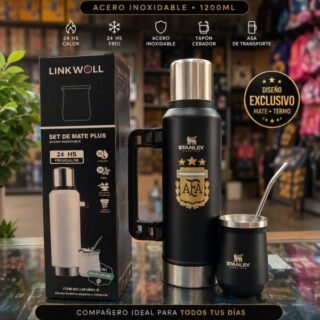 KIT TERMO STANLEY AFA MATE + BOMBILLA 1.2L