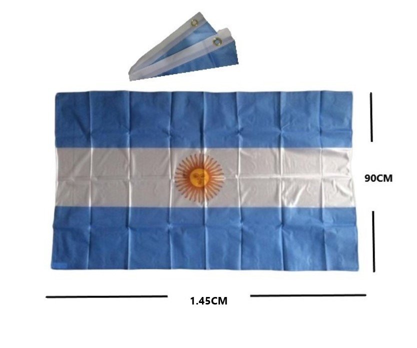 BANDERA ARGENTINA GRANDE 633114 90X145 WCF-10