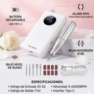 Torno profesional para manicura tornasolado